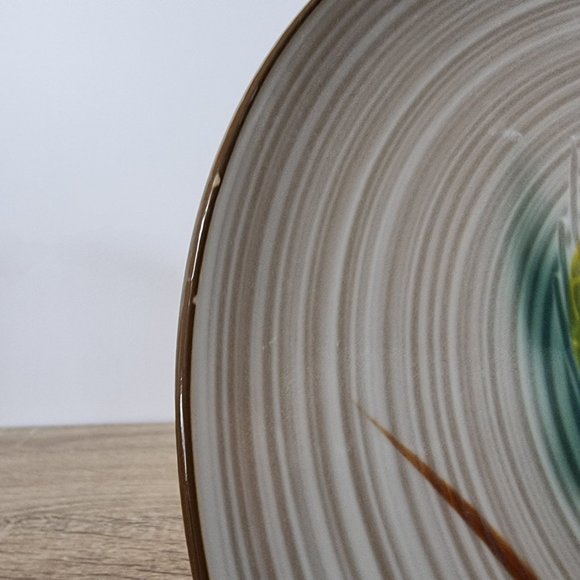 Vintage 1960s Fancrest Ware MUGI WHEAT Plate 26 cm Japan - Picture 5 of 7